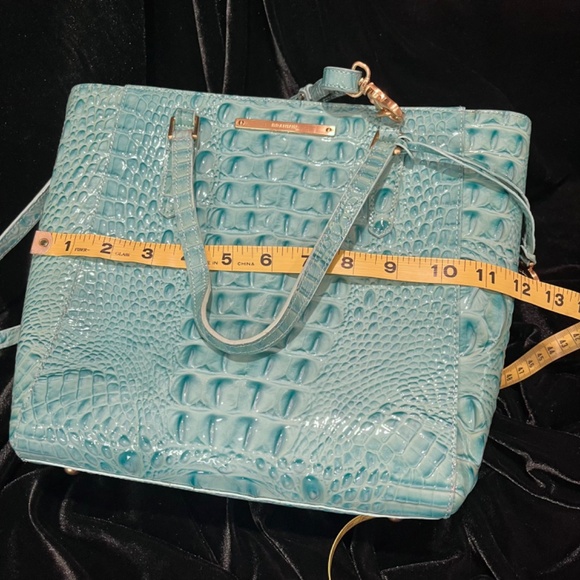 Brahmin Melbourne Crossbody/Satchel in Turquoise - Picture 7 of 9